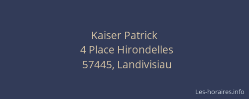 Kaiser Patrick