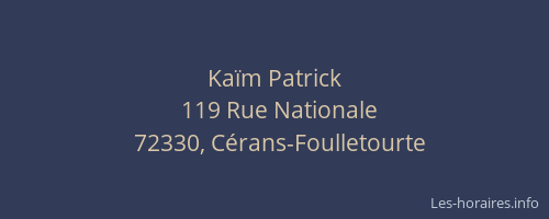 Ka&iuml;m Patrick