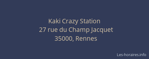 Kaki Crazy Station