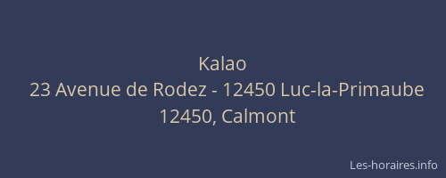 Kalao