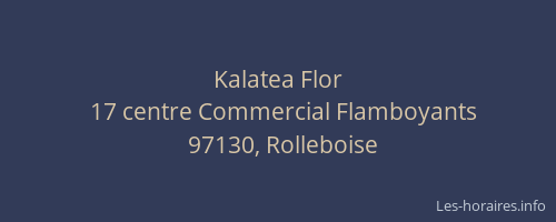 Kalatea Flor