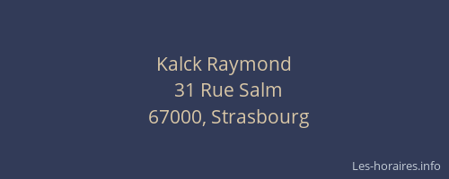 Kalck Raymond