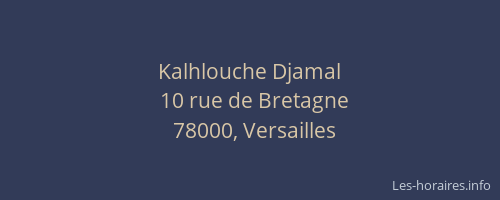 Kalhlouche Djamal
