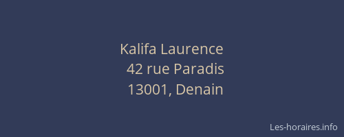 Kalifa Laurence