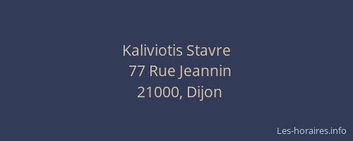 Kaliviotis Stavre