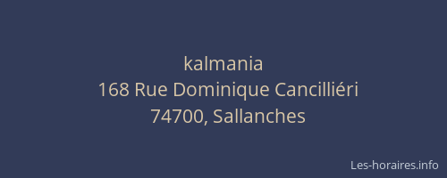 kalmania