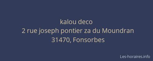 kalou deco