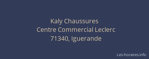 Kaly Chaussures