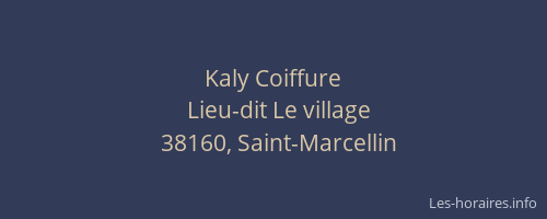Kaly Coiffure