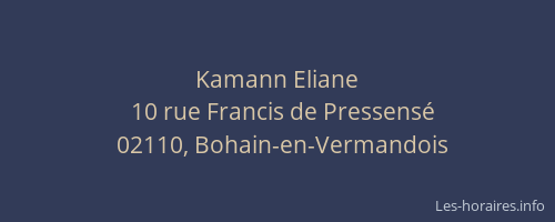 Kamann Eliane