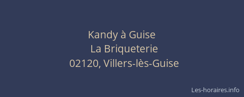 Kandy à Guise