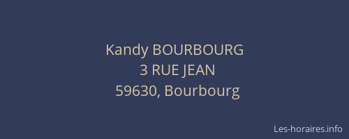 Kandy BOURBOURG