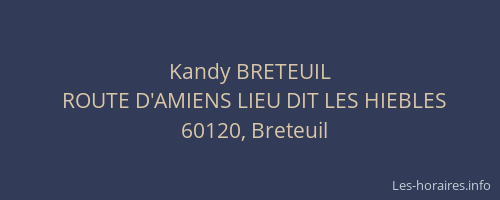 Kandy BRETEUIL