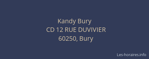 Kandy Bury