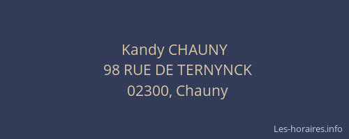 Kandy CHAUNY