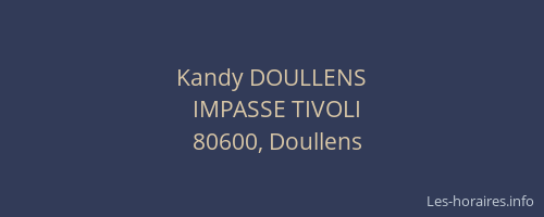 Kandy DOULLENS
