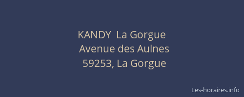 KANDY  La Gorgue