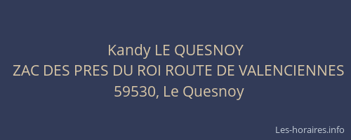 Kandy LE QUESNOY