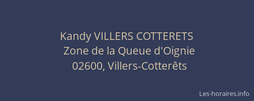 Kandy VILLERS COTTERETS
