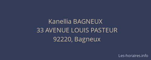 Kanellia BAGNEUX