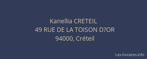 Kanellia CRETEIL