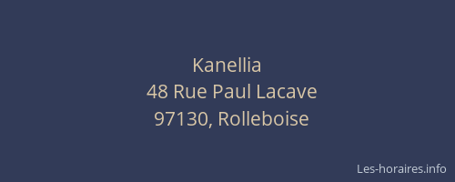 Kanellia