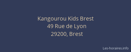 Kangourou Kids Brest