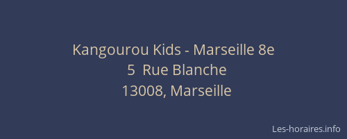 Kangourou Kids - Marseille 8e