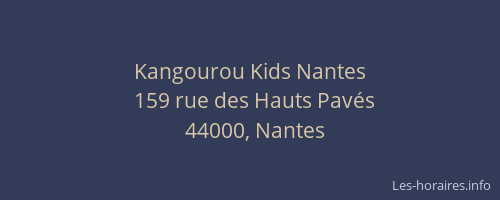 Kangourou Kids Nantes