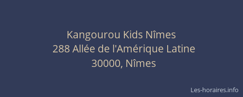 Kangourou Kids Nîmes