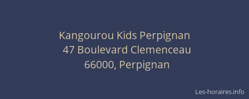Kangourou Kids Perpignan