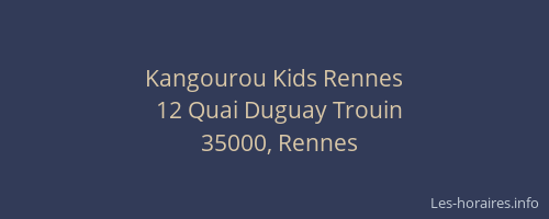 Kangourou Kids Rennes