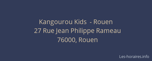Kangourou Kids  - Rouen