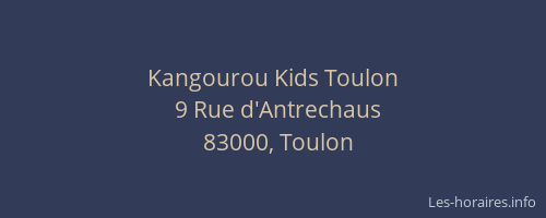 Kangourou Kids Toulon