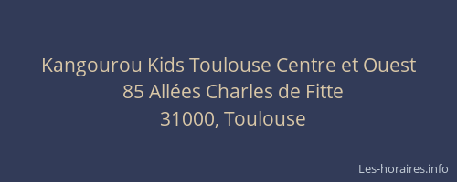Kangourou Kids Toulouse Centre et Ouest