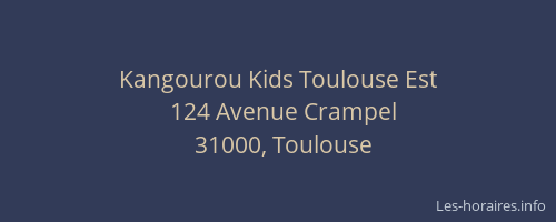 Kangourou Kids Toulouse Est