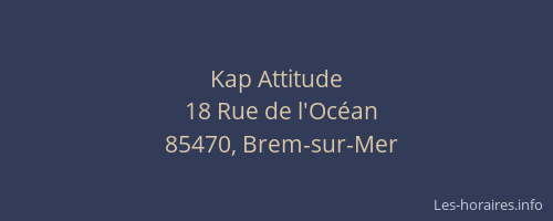 Kap Attitude
