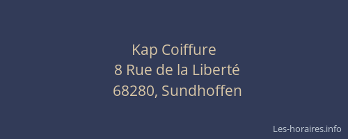 Kap Coiffure