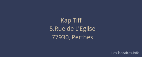 Kap Tiff