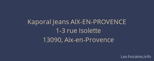 Kaporal Jeans AIX-EN-PROVENCE