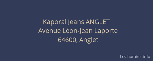 Kaporal Jeans ANGLET