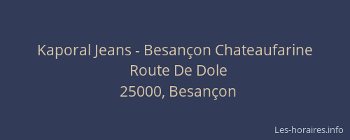 Kaporal Jeans - Besançon Chateaufarine