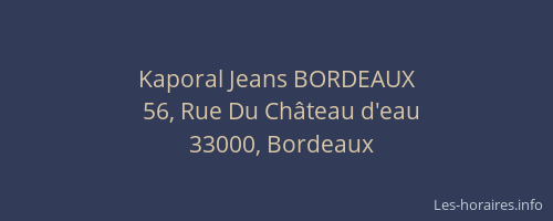 Kaporal Jeans BORDEAUX