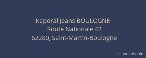 Kaporal Jeans BOULOGNE