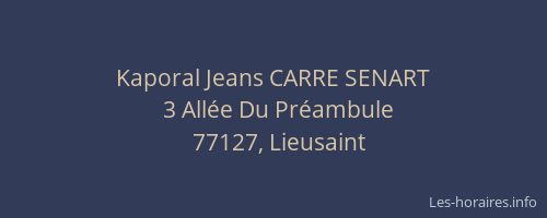 Kaporal Jeans CARRE SENART