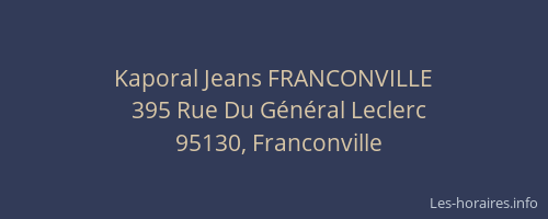 Kaporal Jeans FRANCONVILLE