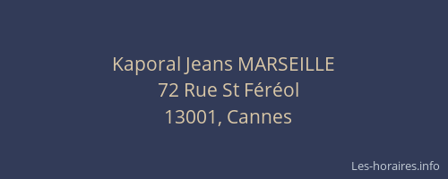 Kaporal Jeans MARSEILLE