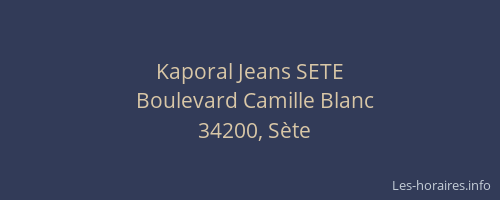 Kaporal Jeans SETE