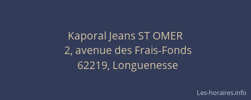 Kaporal Jeans ST OMER