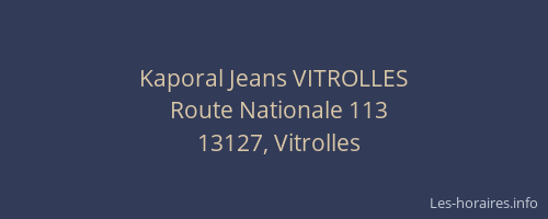 Kaporal Jeans VITROLLES